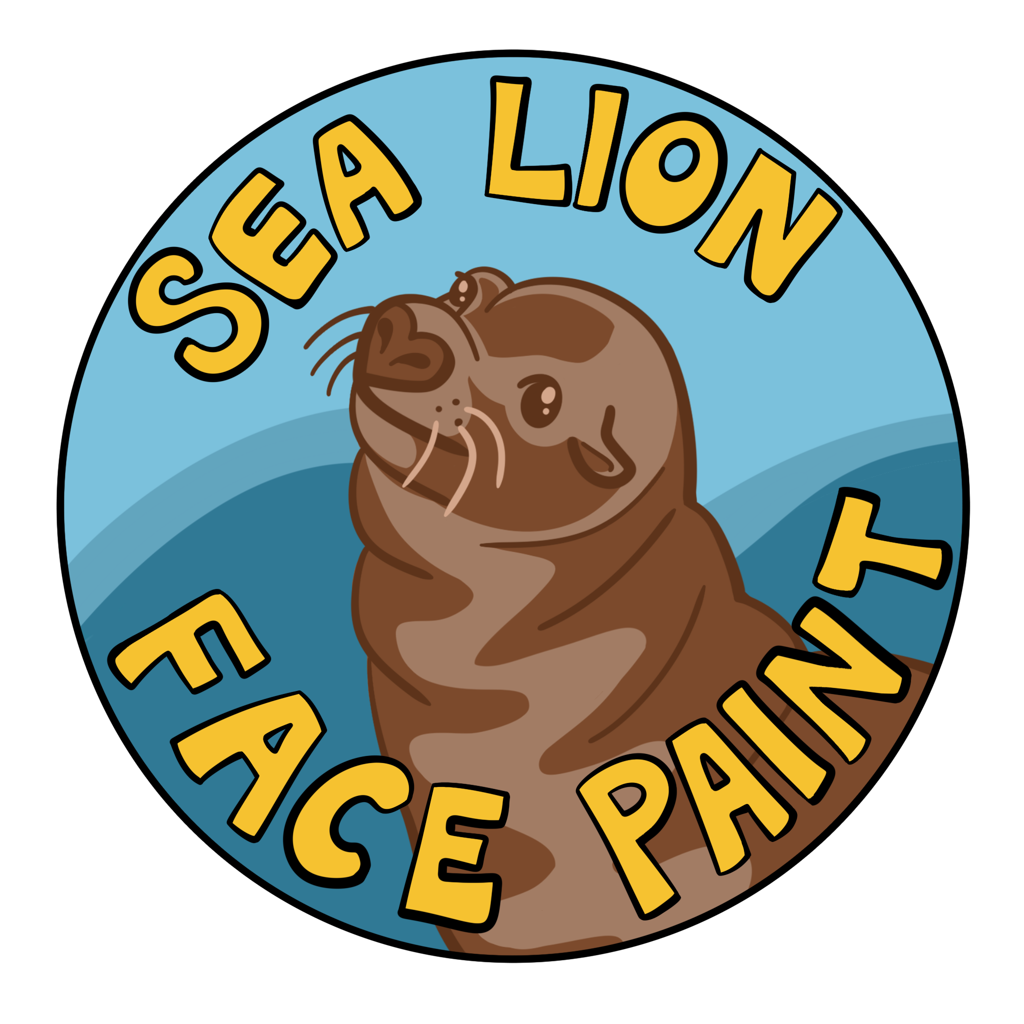 Sea Lion Face Paint